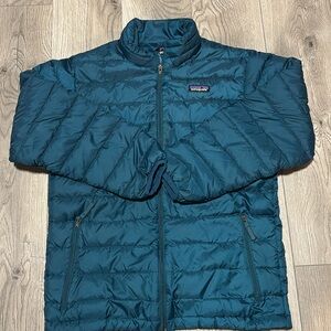 Patagonia Teal Puffer Jacket